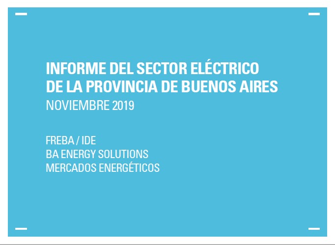 Desde el IDE ponemos a disposición el Informe del Sector Eléctrico de la Provincia de Buenos Aires